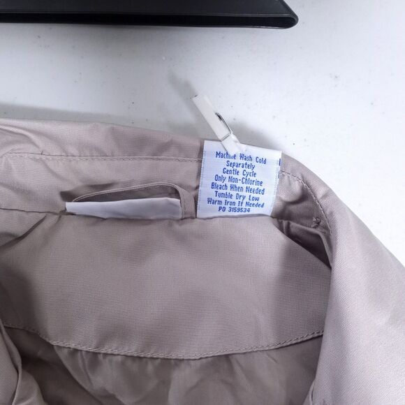 Blair Fall Jacket Tan Size Medium 100% Polyester Button Up #024 - Picture 5 of 5